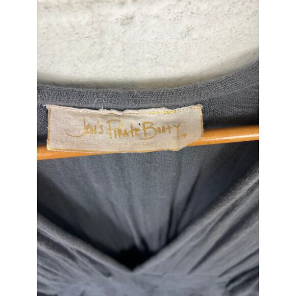 Jen's Pirate Booty Women's Lapis Maxi Dress Long Sleeve Gray Size Medium - Picture 5 of 8